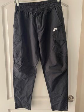 Nike Men's Navy Cargo Pants with Side Pockets